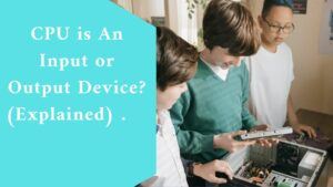 CPU is An Input or Output Device? (Explained) 
