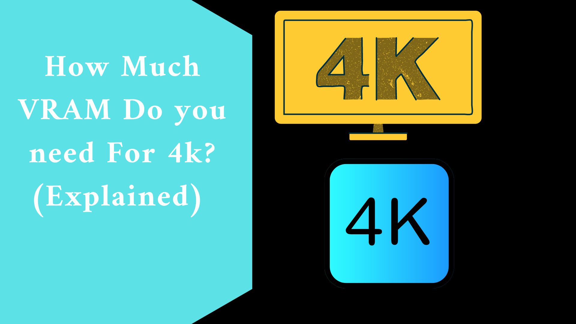 How Much VRAM Do you need For 4k? (Explained)